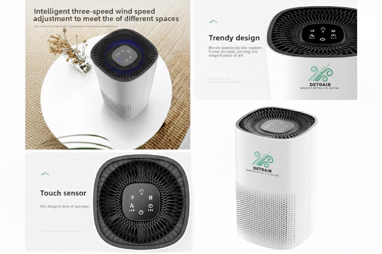 DetoAir H13 True HEPA Air Purifier